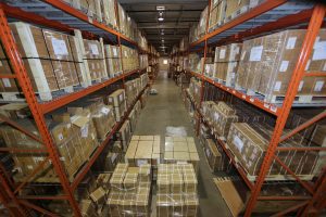 Loading racking at Wilson and Cousins Warehouse